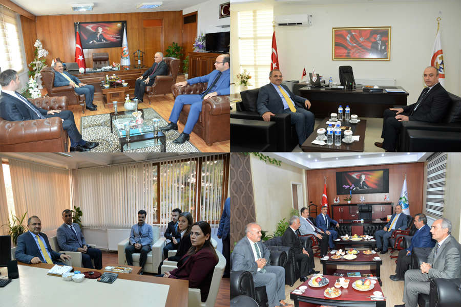 Vali Kaban Bölge Müdürlerini Ziyaret Etti