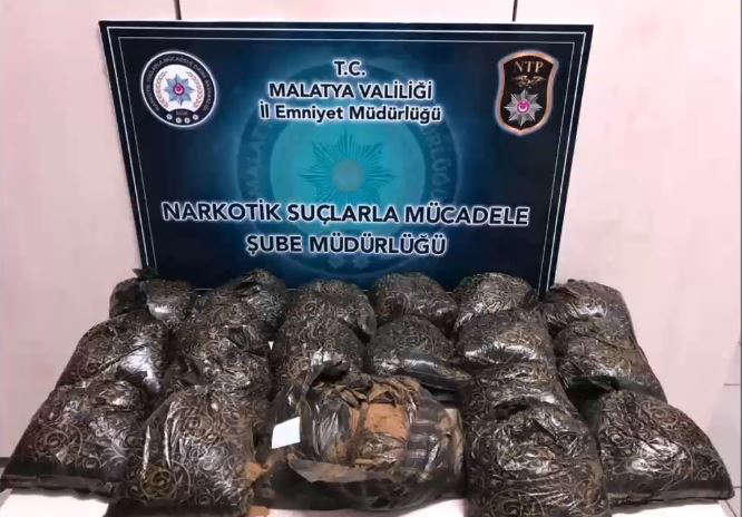 Malatya’da  Kannabinoid  Madde Ele Geçirildi