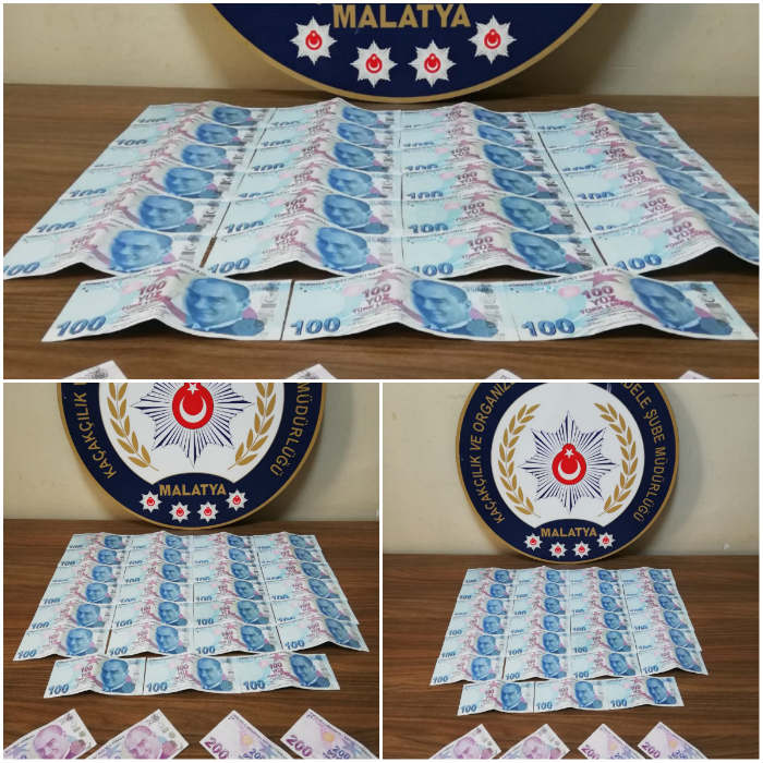 Malatya’da Sahte Para Ele Geçirildi