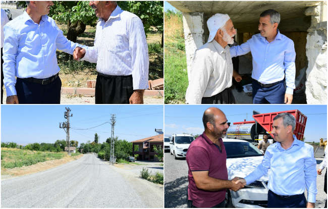 Çınar, “İlçemizin tarım yapılan tüm mahallelerinde arazi yollarının iyileştirme çalışmaları ekiplerimiz tarafından aralıksız yapılmaktadır