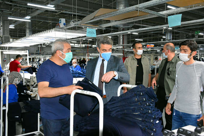 Vali Baruş İşletmelerimizin Pandemi Tedbirlerini İnceledi