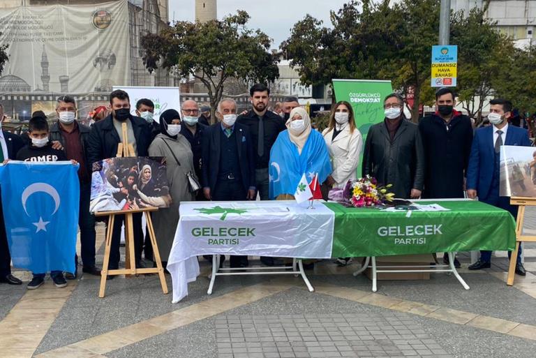 Gelecek Partisi  Malatya Teşkilatı Doğu Türkistan için imza kampanyası başlattı