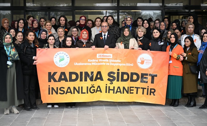 Yeşilyurt Belediyesi’nden 25 Kasım’da Güçlü Mesaj: “Kadına Yönelik Şiddete Karşı Sıfır Tolerans!”