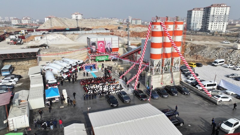 2. Beton Santrali Hizmete Girdi: Malatya’nın Yapı Gücü Daha da Artıyor