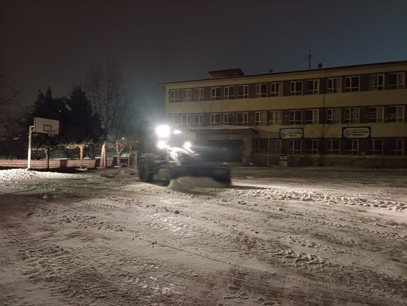 Battalgazi Belediyesi’nden Karla Mücadelede Eğitim Önceliği